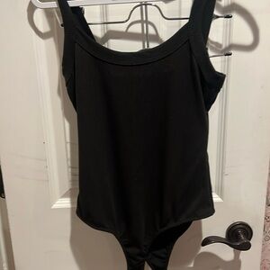Aqua black body suit NWT